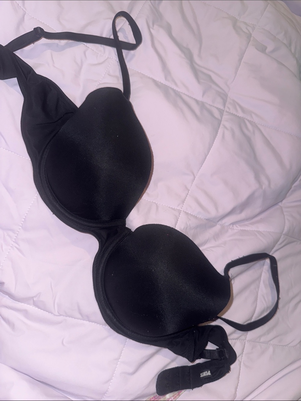 PINK Victoria’s Secret Black Lightly Lined Bra 36B